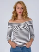 Блуза в полосу Vero Moda 317330502 L (82937L) Белый - изображение 1