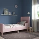 Ліжко розсувне IKEA BUSUNGE 80х200 см рожеве (902.290.17) - зображення 3