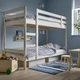 Ліжко двоярусне IKEA MYDAL 90х200 см біле (204.676.29) - изображение 2