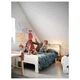 Ліжко розсувне IKEA SLAKT 80х200 см біле (193.264.28) - зображення 8