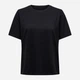 Футболка хлопковая длинная женская ONLY 15270390 XS Black (5715308926420) - изображение 4