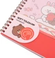 Тетрадь для записей YES Line Friends А5 80 листов софт-тач пластиковая обложка (765737) - изображение 5