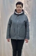 Двухсторонняя женская куртка Mishele 1001-1B Графит/Лаванда 60 - изображение 1
