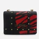 Damska listonoszka Love Moschino Borsa Pu Nero Stampa Rossa JC4072PP1CLG Black Stampa Red (8051578586962) - obraz 1