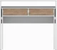 Письменный стол Mesa Компакт 100х40x88 см Белый/Дуб Канзас (MC-261) - изображение 5