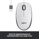 Мишка Logitech M100 USB White (910-006764) - зображення 3