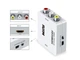 Переходник с HDMI на AV Usams Converter Mini видео адаптер Full HD для ноутбука конвертер на телевизор, монитор, проектор - изображение 6