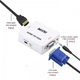 Переходник с HDMI на VGA Usams Converter Mini видео адаптер Full HD для ноутбука конвертер на телевизор, монитор, проектор - изображение 8