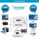 Переходник с HDMI на VGA Usams Converter Mini видео адаптер Full HD для ноутбука конвертер на телевизор, монитор, проектор - изображение 9