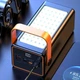 Мощный Power Bank Kamry 100000 mAh-655 с быстрой зарядкой, LED фонариком, 4хUSB, MicroUSB/Lightning/Type-C Черный - изображение 4