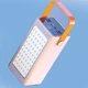Мощный Power Bank Kamry 100000 mAh-655 с быстрой зарядкой, LED фонариком, 4хUSB, MicroUSB/Lightning/Type-C Белый - изображение 3