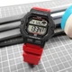 Мужские наручные часы CASIO WS-1400H-4A Черный\Красный - изображение 3