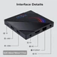 Медіаплеєр ТБ смарт-приставка TV BOX H616 4+64 Android 10.0 H96Max - зображення 4