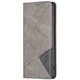 Чехол-книжка с кармашками UniCase Geometric Pattern для Xiaomi Redmi Note 13 Pro 4G - Grey - изображение 2