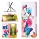 Чохол-книжка Deexe Color Wallet для Xiaomi Redmi Note 13 Pro 4G / Poco M6 Pro - Two Butterflies - зображення 4