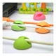 Клипсы - держатели кабельные Cable clips MULTI-PURPOSE CC-908 на липучке цветные 6 шт - изображение 5