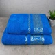 Набір рушників для сауни 2шт GM Textile 50х90см, 70х140см Caesar 450г / м2 (Блакитний) - зображення 1