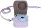 Комплект Аксесуарів Instax MINI 11/12 чохол + альбом для Камери Моментальної Друк Fujifilm Instax Mini 12 / Instax Mini 11: чохол, фотоальбом Lilac Purple - зображення 5