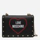 Сумка крос-боді жіноча крос-боді Love Moschino Borsa Saffiano Pu Nero JC4366PP0EKG Black (8054400323254) - зображення 1