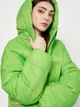 Куртка демисезонная короткая с капюшоном женская X-Woyz LS-8919-12 48 Салатовая (XW2000002458913) - изображение 4
