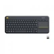 Клавиатура Logitech K400 Plus Touch Wireless UA Black (920-007145) - изображение 1