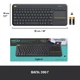 Клавиатура Logitech K400 Plus Touch Wireless UA Black (920-007145) - изображение 8