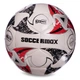 Мяч футбольный Soccermax FIFA FB-0003 №5 Бело-серо-красный (57569006) - изображение 1