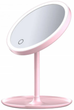 Дзеркало для макіяжу Xiaomi DOCO Daylight Mirror HZJ001 USB pink - зображення 1
