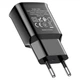 Сетевое зарядное устройство на 2 USB + провод Lightning HOCO C88A Star round dual port charger set(IP) Черный - изображение 5