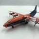 Модель літака Aнтонов Ан -12 Cavok (ATMA) Reg: UR-СSJ (помаранчевий/чорний) (без логотипу) - изображение 4
