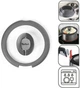Крышка стеклянная Tefal Ingenio 26 см&nbsp;(L9846653) - изображение 6