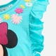 Детский летний комбинезон для девочки Disney Minnie WE1085 98 см Голубой (3609086625960) - изображение 4