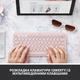 Клавіатура Logitech K380 Multi-Device Bluetooth Rose (920-009867) - зображення 2