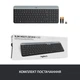 Клавиатура беспроводная Logitech K580 Slim Multi-Device Wireless Graphite (920-009275) - изображение 9