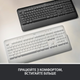 Клавіатура бездротова Logitech Signature K650 USB/Bluetooth White (920-010977) - зображення 7