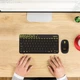 Комплект бездротовий Logitech MK240 Nano Black RUS (920-008213) - зображення 4