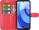Чехол IETP для Motorola Moto E20 / E40 книжка кожа PU с визитницей красный - изображение 5