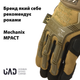 Рукавички тактичні повнопалі M-PACT сенсорні Mechanix UAD Койот M - зображення 2