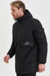 Подовжена куртка чорного кольору Invicta 5208 XL - изображение 11