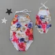 Купальник "Розы" Swimer kids для девочки 110-116 см Разноцветный 16583 - изображение 1
