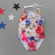 Купальник "Розы" Swimer kids для девочки 110-116 см Разноцветный 16583 - изображение 3