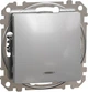 1-клавишный выключатель с LED подсветкой Schneider Electric Sedna Design Алюминий (SDD113101L) - изображение 1