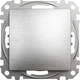1-клавишный выключатель Schneider Electric Sedna Design Матовый алюминий (SDD170101) - изображение 3