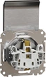 Розетка с заземлением со шторками и крышкой Schneider Electric Sedna Design Матовый алюминий (SDD170024) - изображение 2