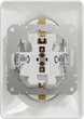 Двойная розетка 2P + E с заземляющим контактом Schneider Electric Sedna Design Белый (SDD311221) - изображение 4