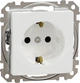 Розетка с заземлением и с защитными шторками Schneider Electric Sedna Design Белый (SDD111022) - изображение 1