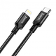 Кабель Hoco Type-C to Lightning Double Speed X14 |1m, 20W, PD| black - изображение 1