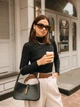 Гольф женский из ангоры облегающий приталенный теплая водолазка Seventeen L-XL Черная 2018.5223 - изображение 1