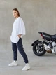Брюки спортивные женские теплые на флисе на резинке с манжетами Seventeen L-XL Серые 1977.5108 - изображение 4