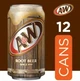 Газування A&W Root Beer Soda Pop A&W Root Beer MINI 221ml - зображення 3